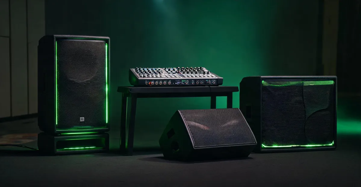 Professional audio article scene